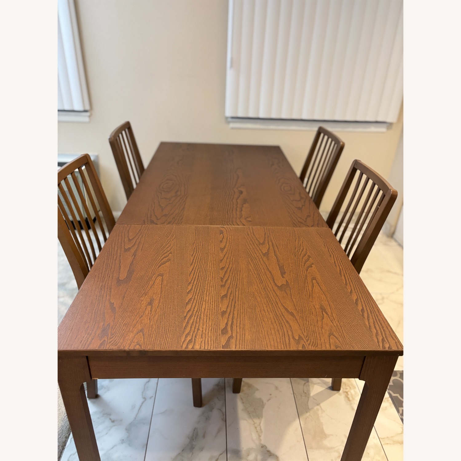 IKEA Ekedalen Dark Brown Wood Dining Set - image-2