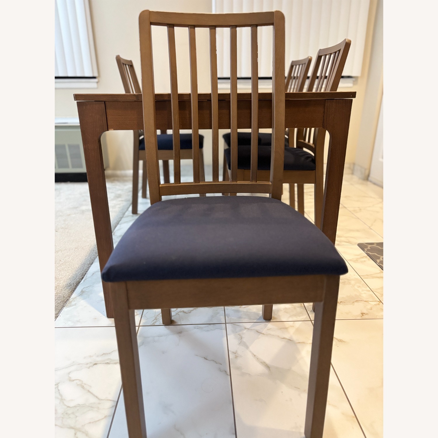 IKEA Ekedalen Dark Brown Wood Dining Set - image-4