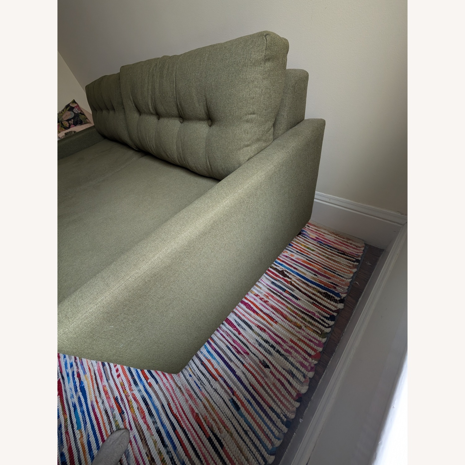Joybird Hopson Olive Green Sleeper Sofa - image-3