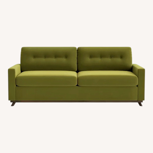Used Joybird Hopson Olive Green Sleeper Sofa for sale on AptDeco