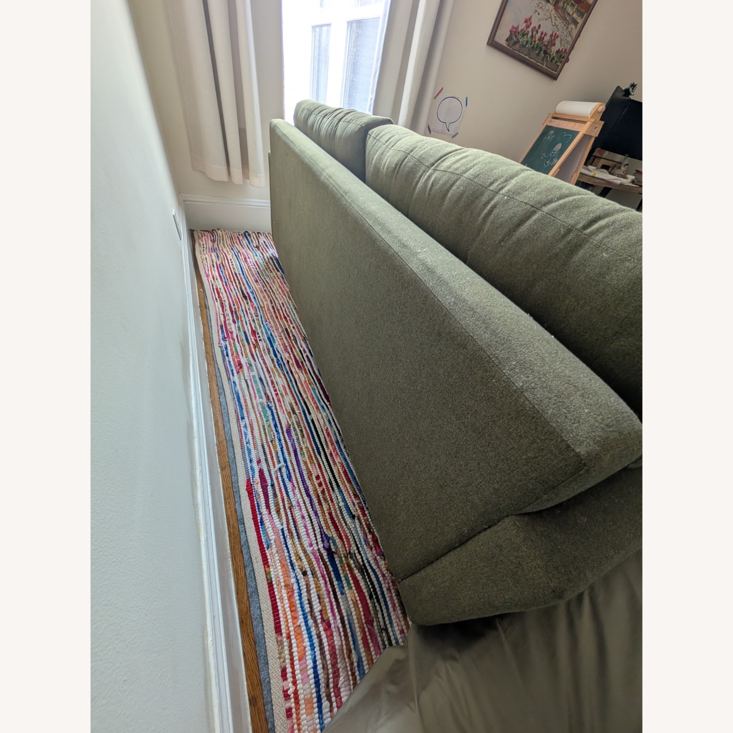 Joybird Hopson Olive Green Sleeper Sofa - image-5