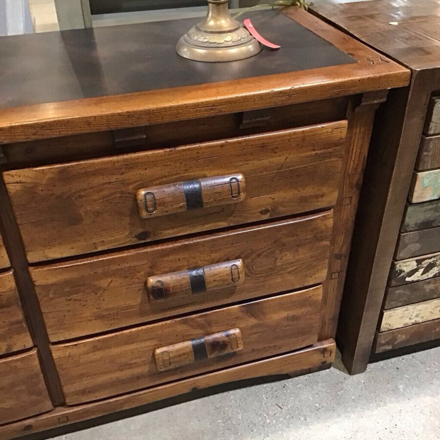 Links-Taylor Rawhide Wagon Wheel 6-Drawer Dresser - image-4