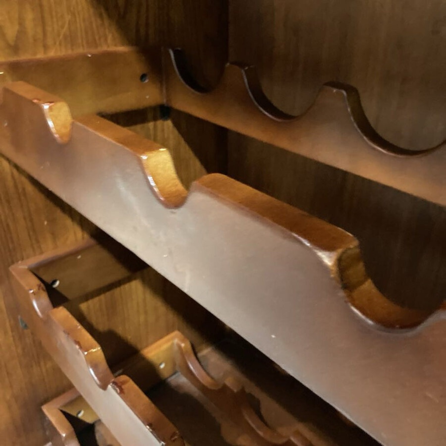 Eastern Legends Marble Top Demilune Bar - image-12