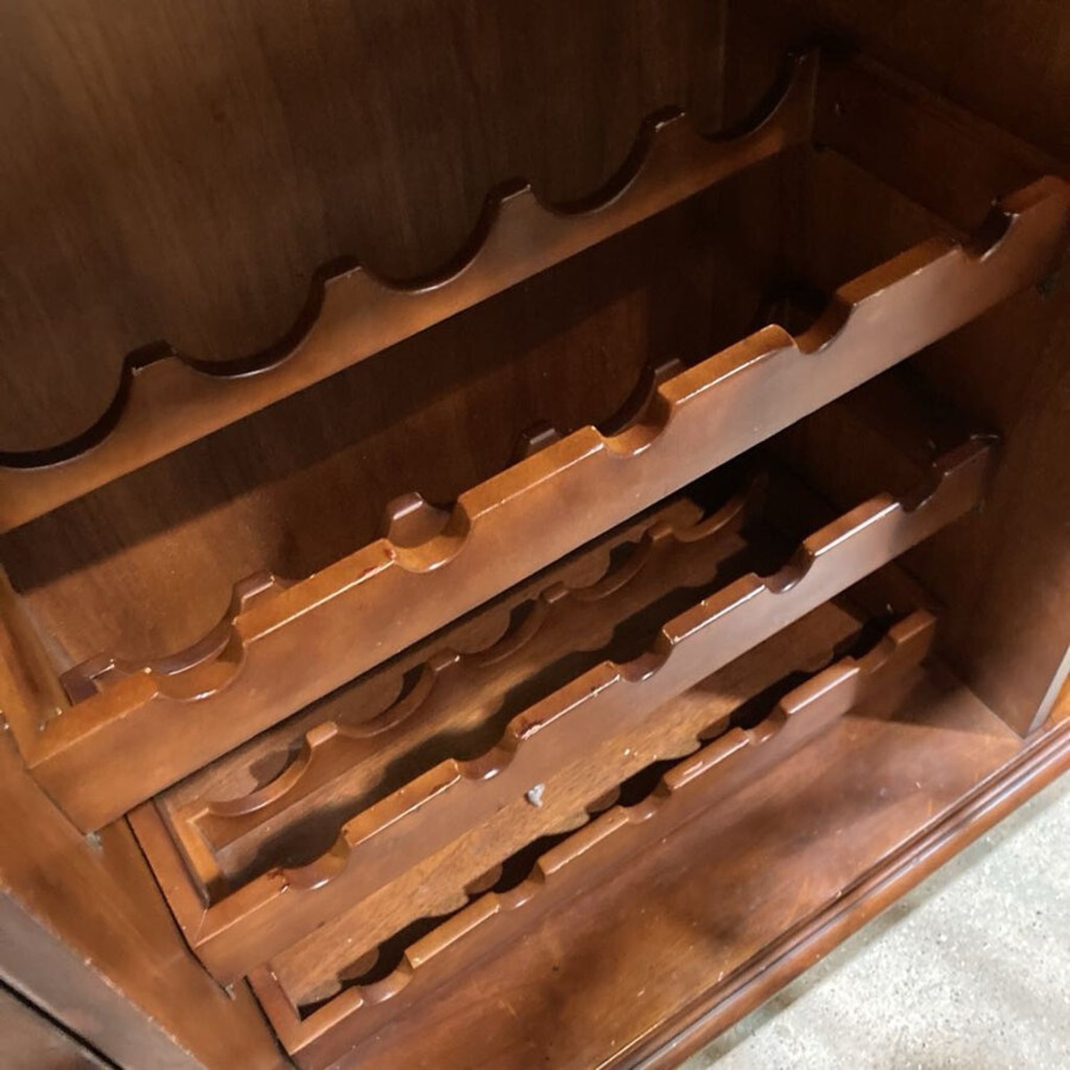 Eastern Legends Marble Top Demilune Bar - image-14