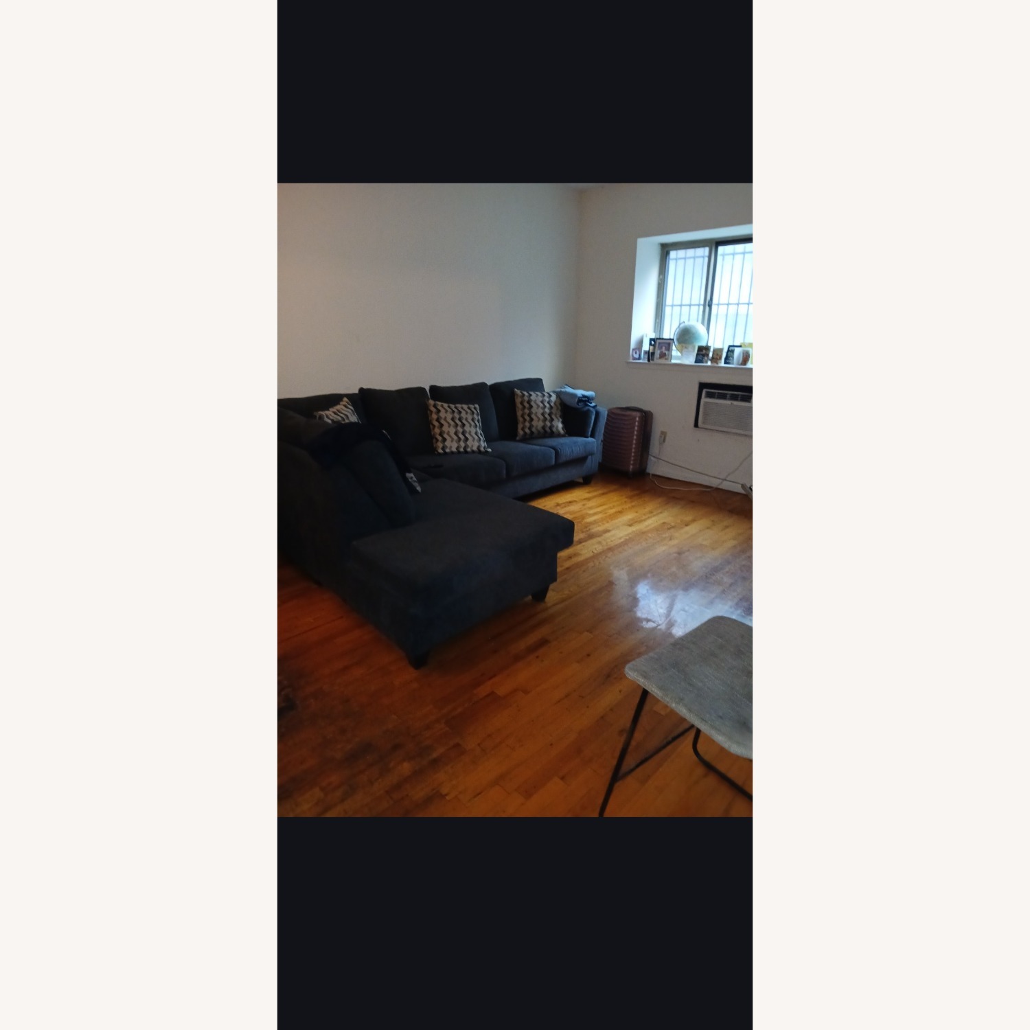 Bob's Discount Furniture Blue 2 Piece Sectional - image-1