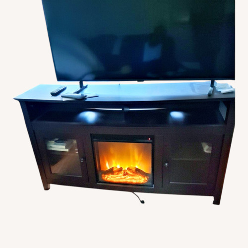 Used Waverly Dark Brown Media Storage for sale on AptDeco