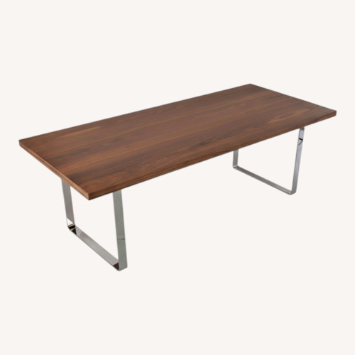 Used sohoConcept Dark Brown Wood Dining Table for sale on AptDeco