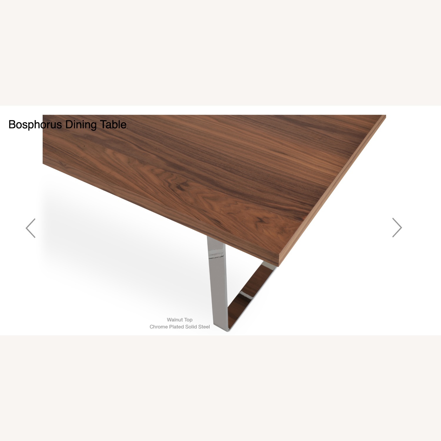 sohoConcept Dark Brown Wood Dining Table - image-3