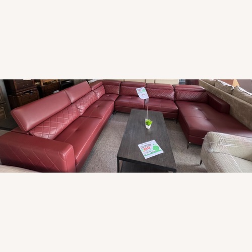 Used Rooms To Go Via Sorrento Red 4 Pc Sectional for sale on AptDeco