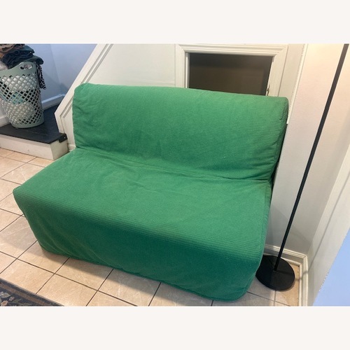 Used IKEA Lycksele Lövås Green Sleeper Sofa for sale on AptDeco