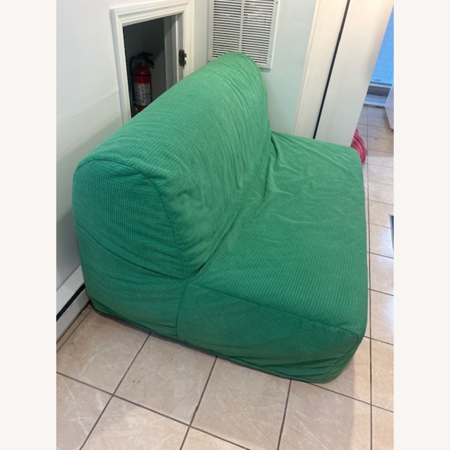 IKEA Lycksele Lövås Green Sleeper Sofa - image-2