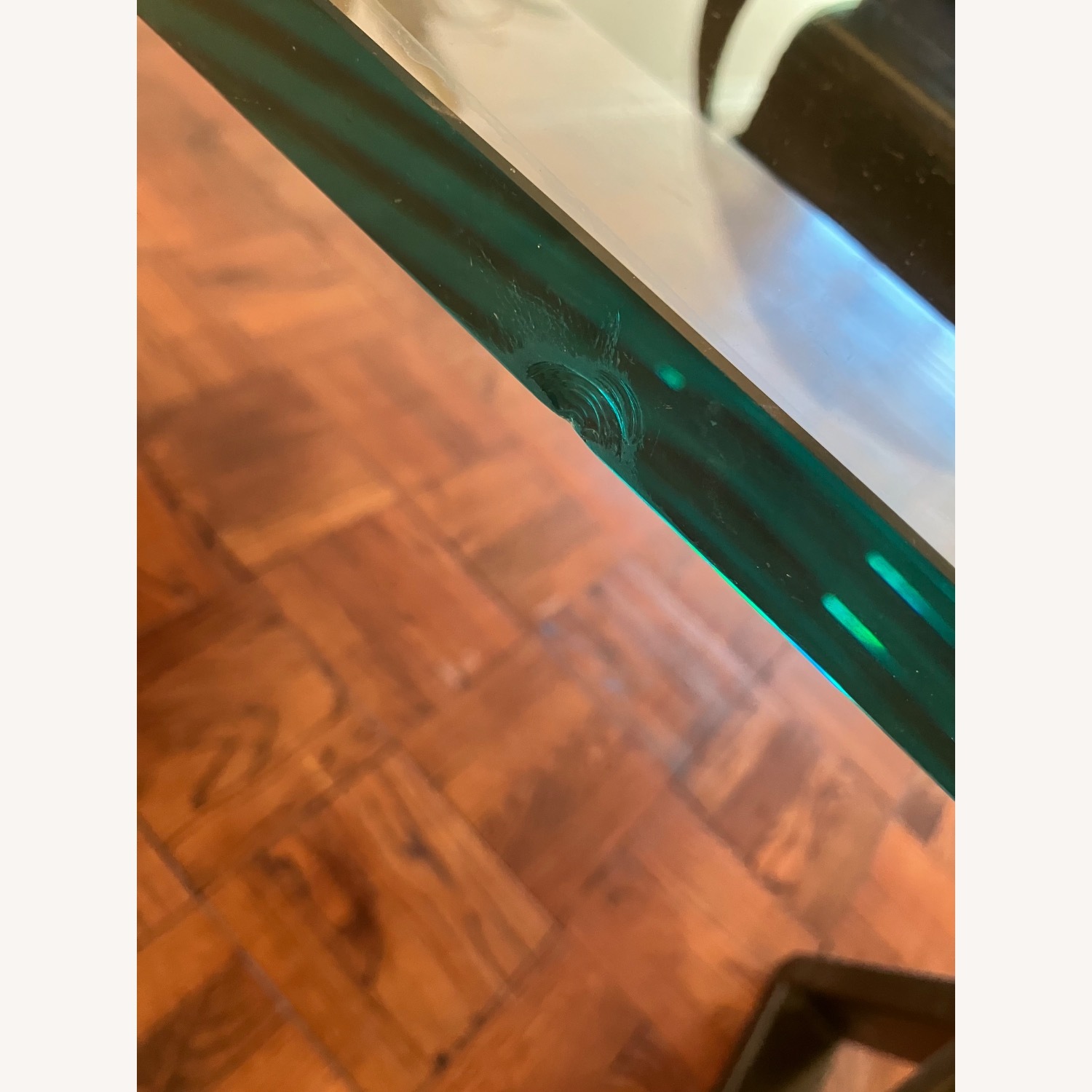 Glass Top X- Dining Table - image-3