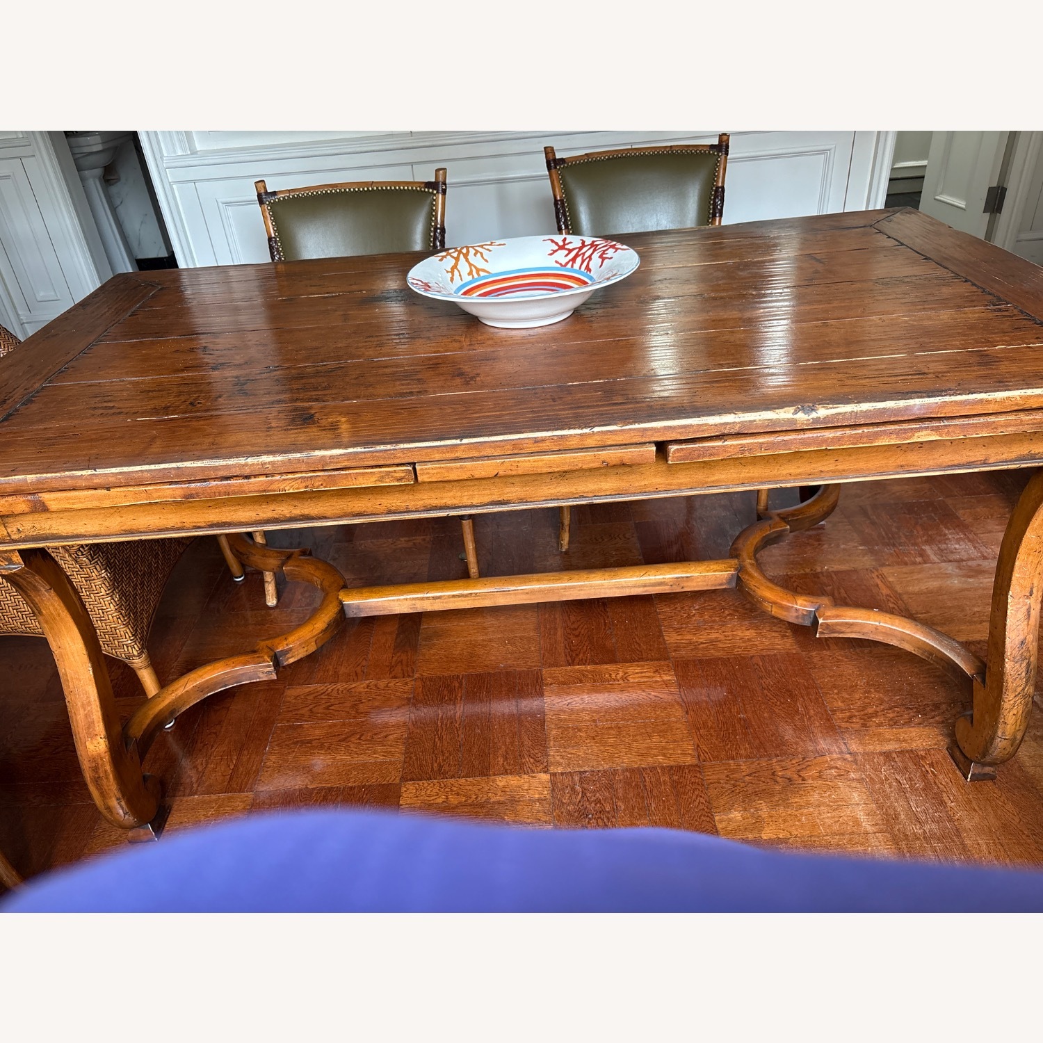 Henredon Avignon Light Brown Wood Dining Table - image-3