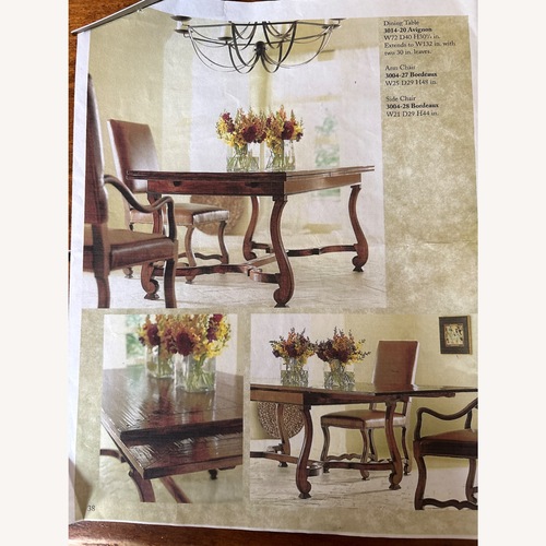 Used Henredon Avignon Light Brown Wood Dining Table for sale on AptDeco