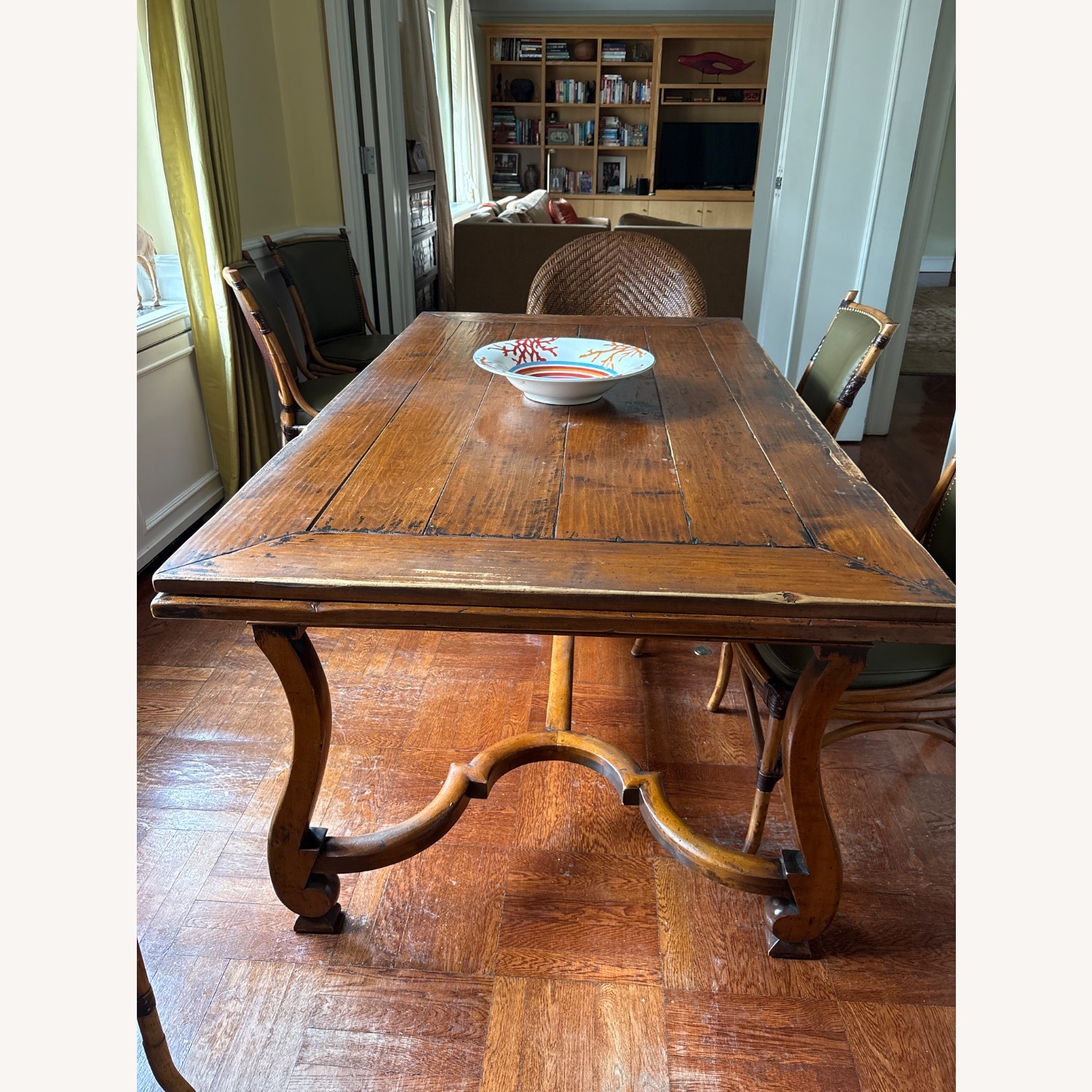 Henredon Avignon Light Brown Wood Dining Table - image-4