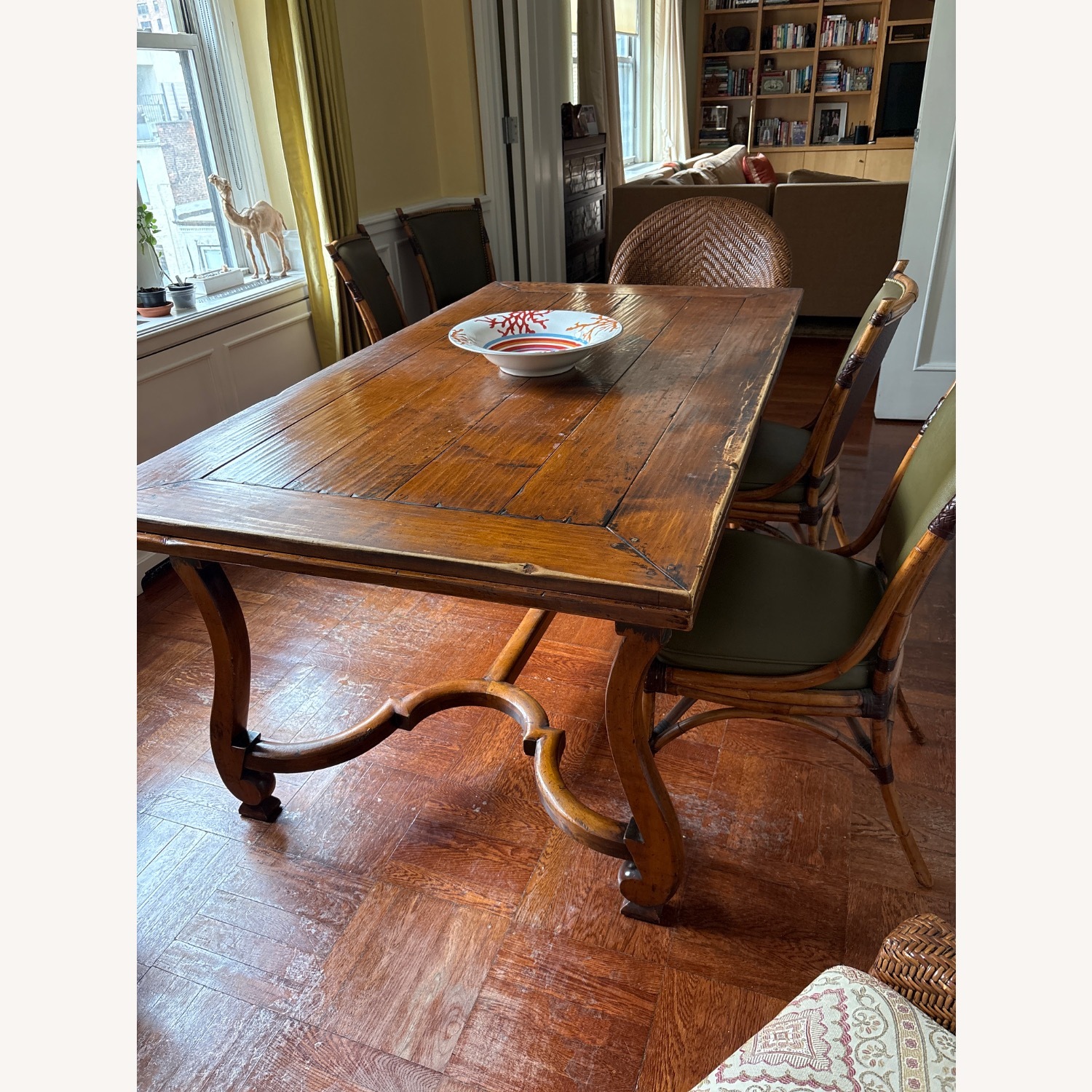 Henredon Avignon Light Brown Wood Dining Table - image-6
