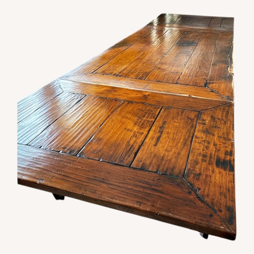 Used Henredon Avignon Light Brown Wood Dining Table for sale on AptDeco