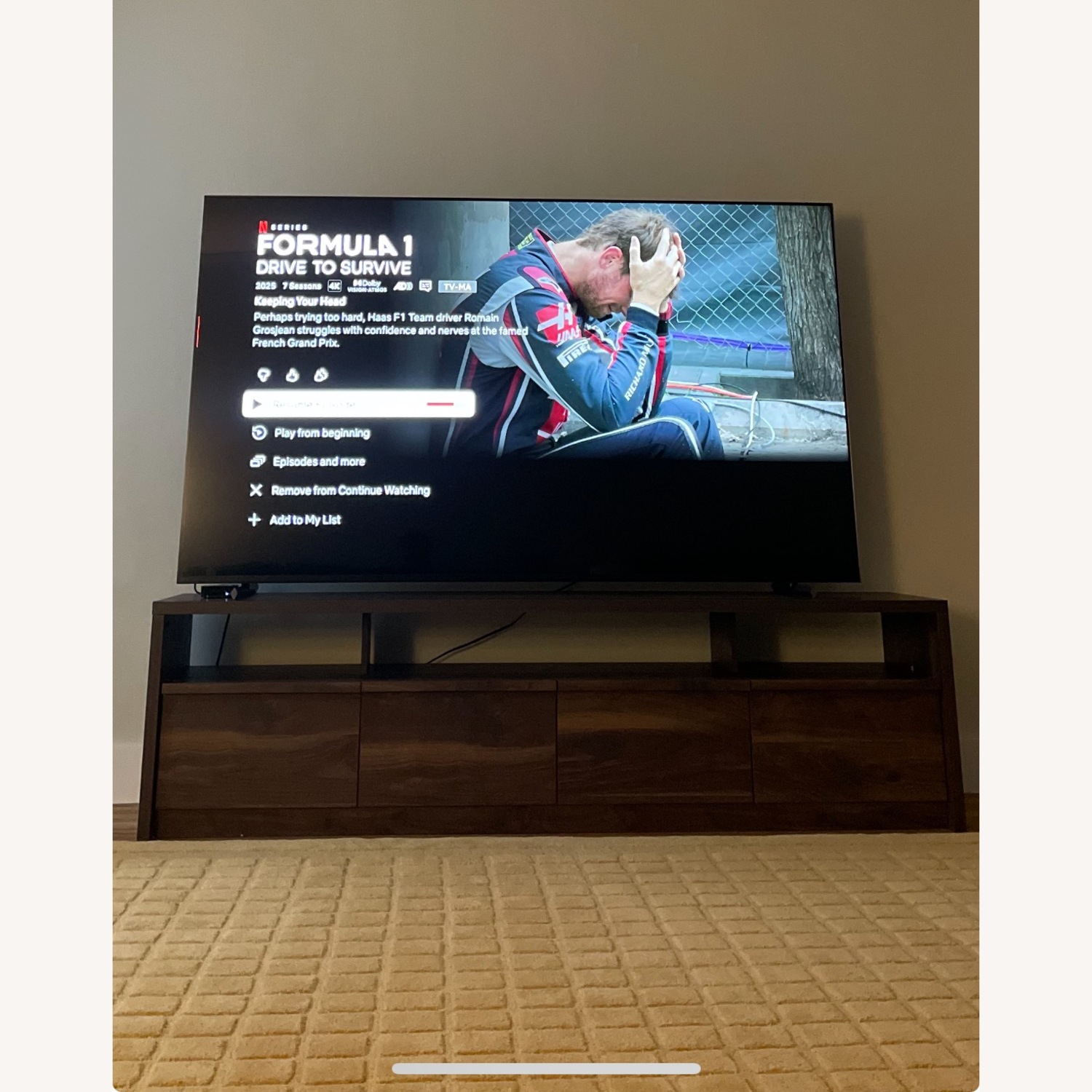 Wayfair Wade Logan Dark Brown Wood Media Storage - image-2