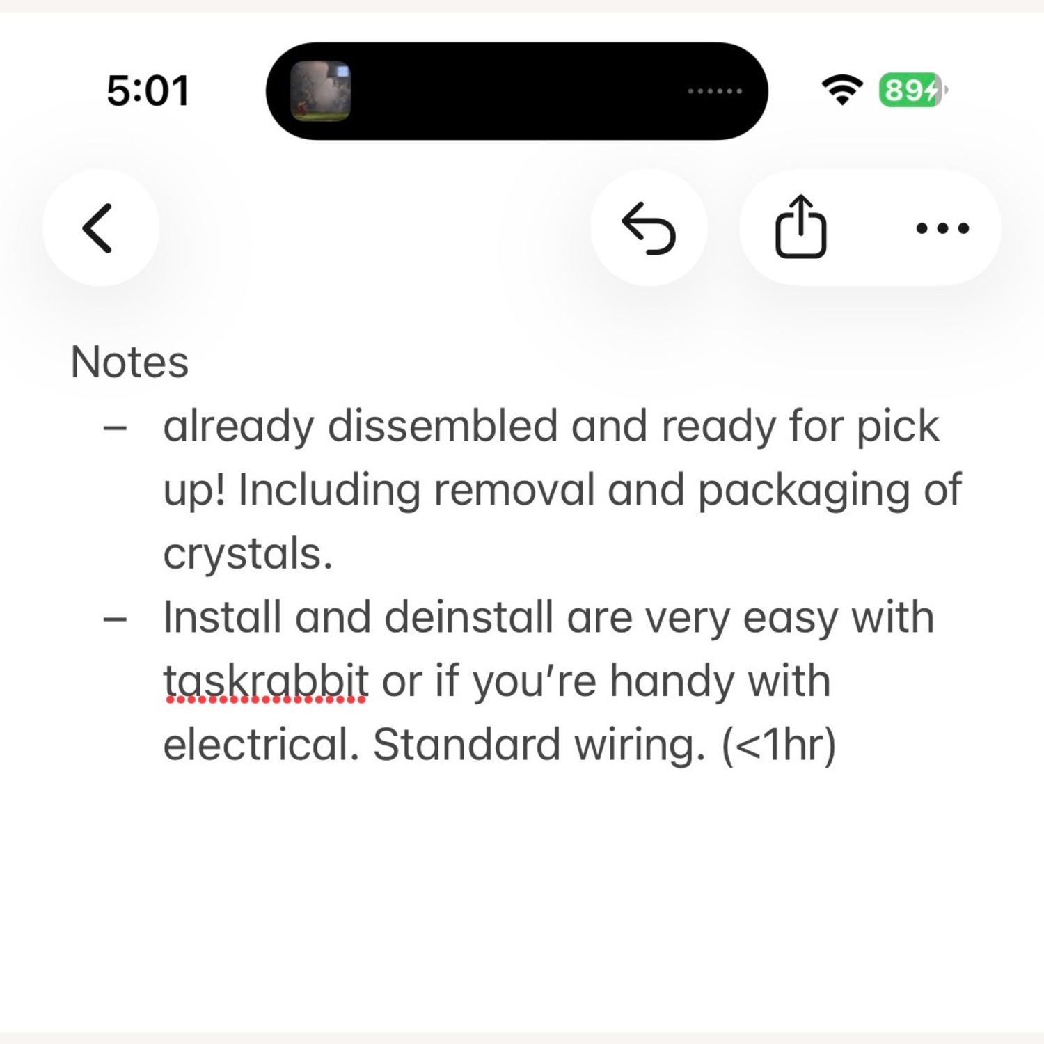 Antique Gold Chandelier - image-6