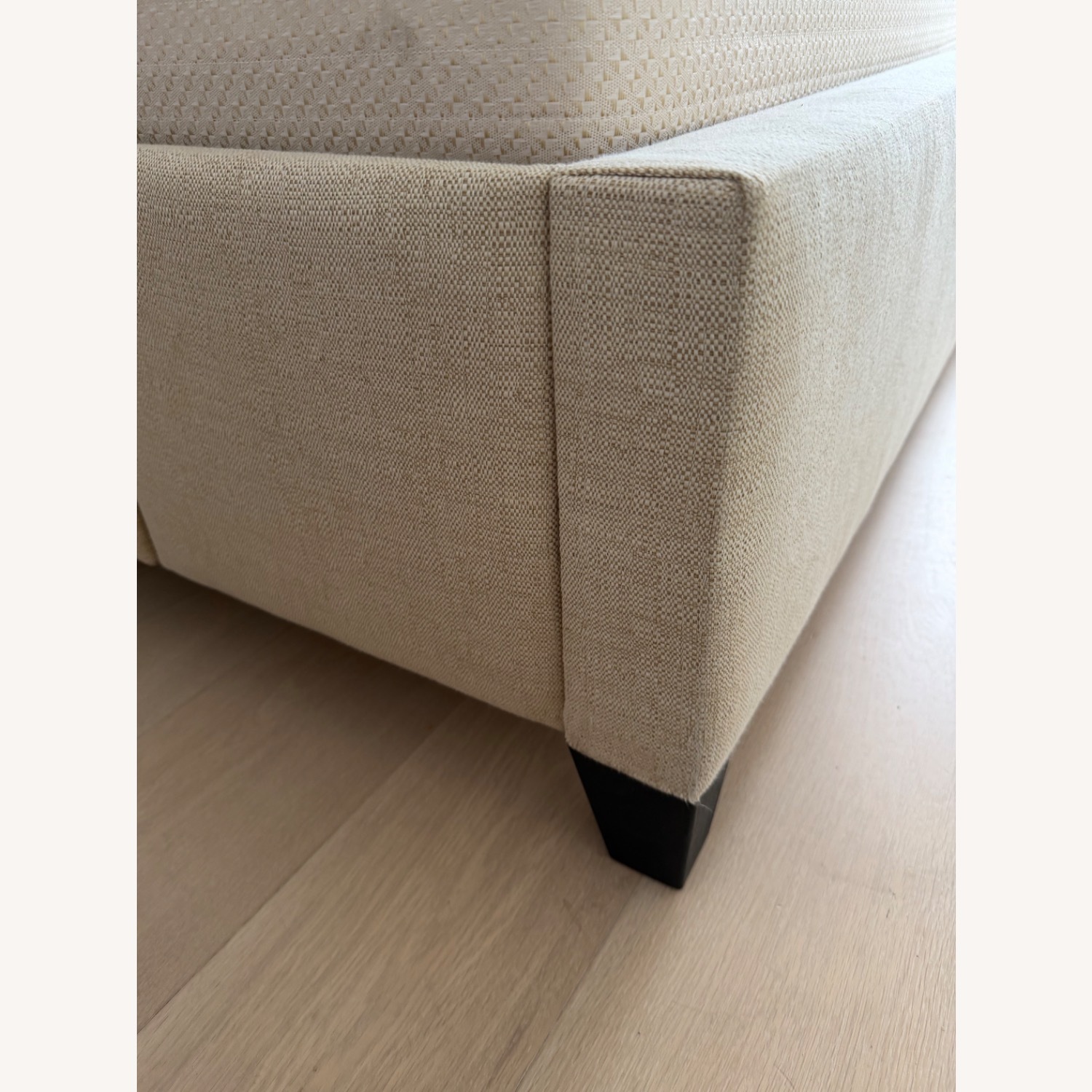 Wayfair Bed With Storage Natural Fabric Queen Bed - image-8