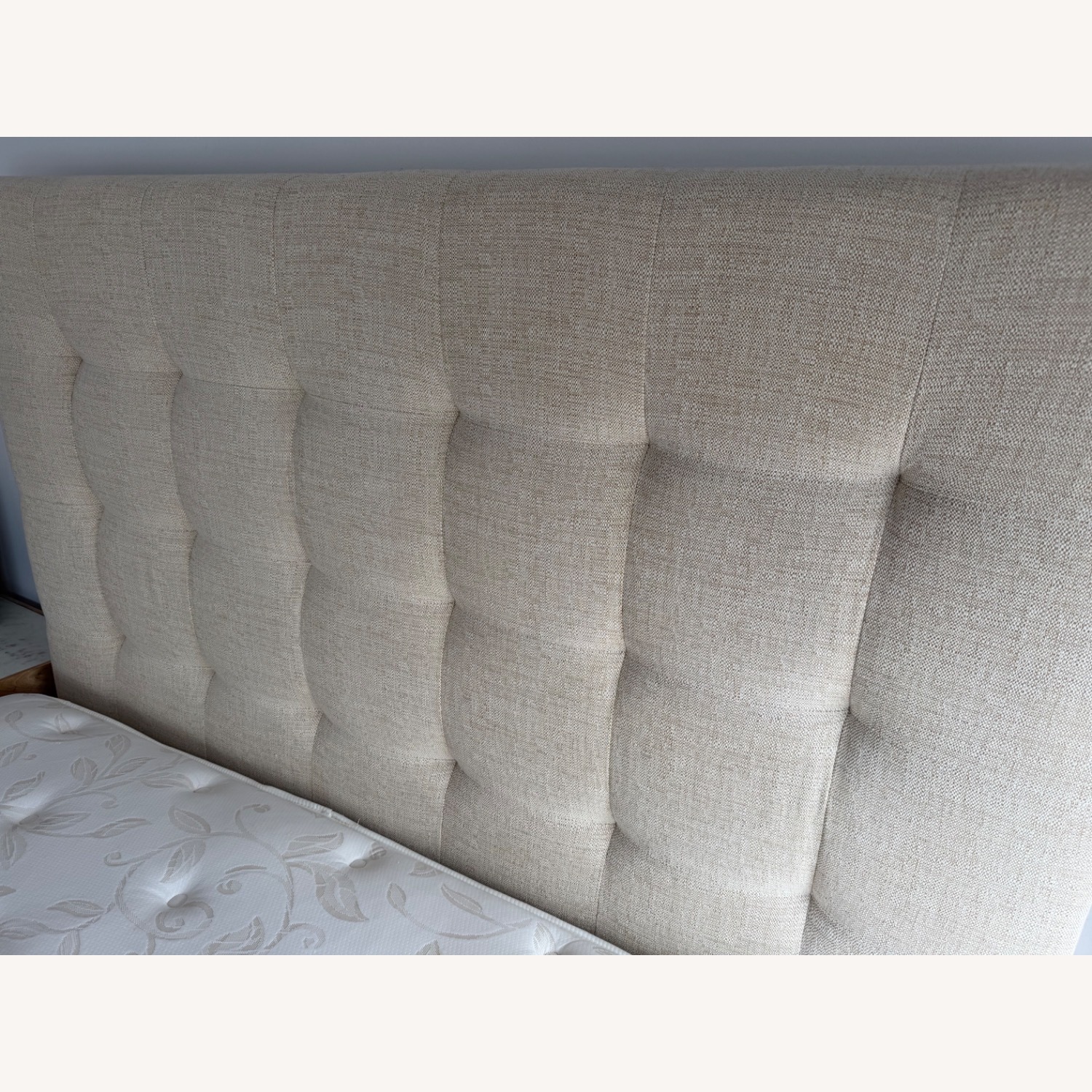 Wayfair Bed With Storage Natural Fabric Queen Bed - image-6