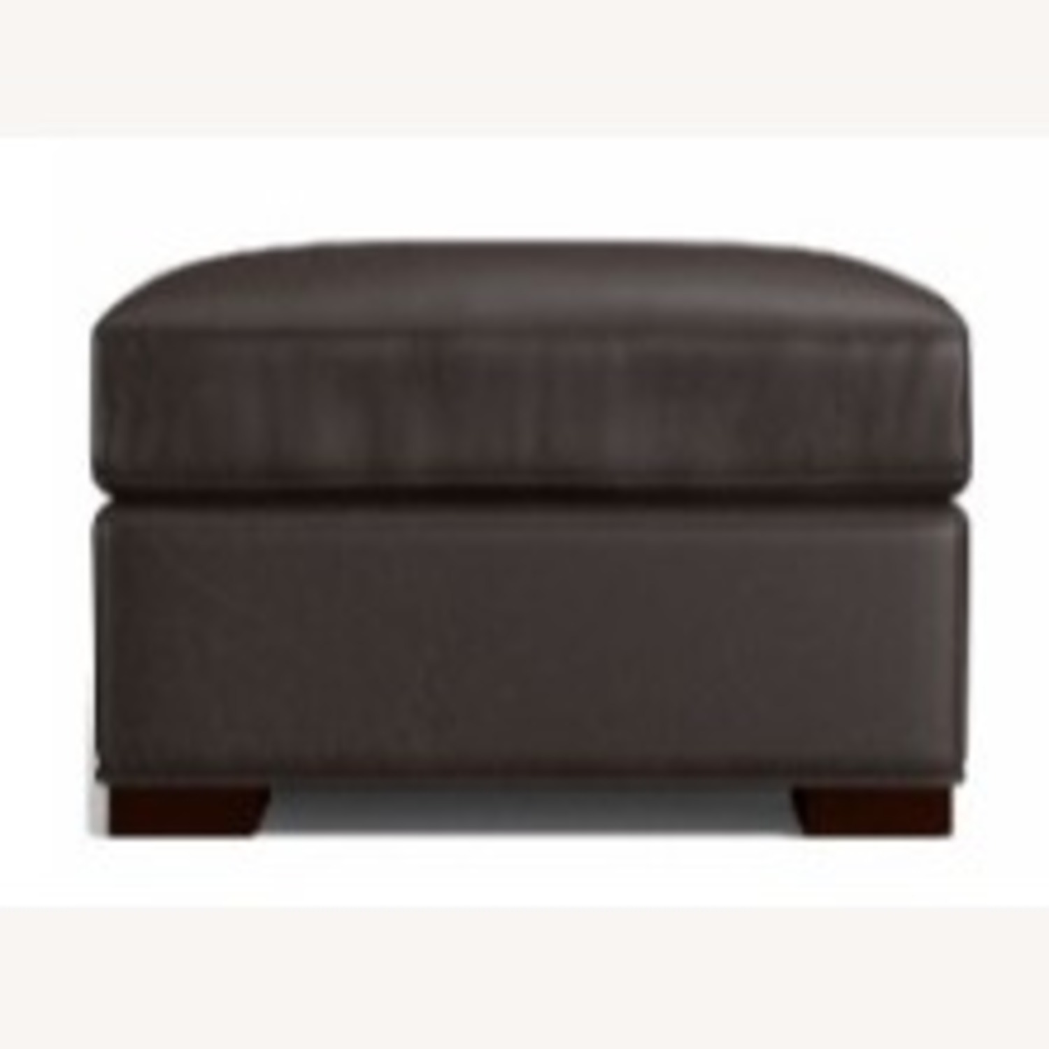 Leather Ottoman - image-1