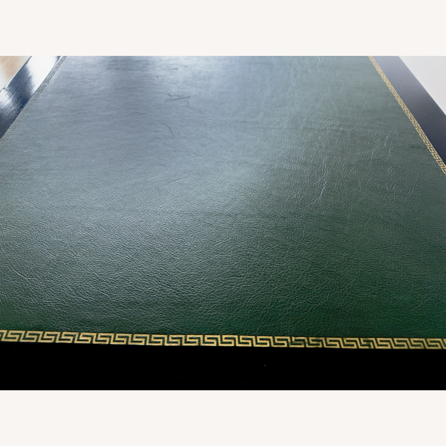 Vintage/Antique Manner Of Jansen Black Wood Desk - image-5