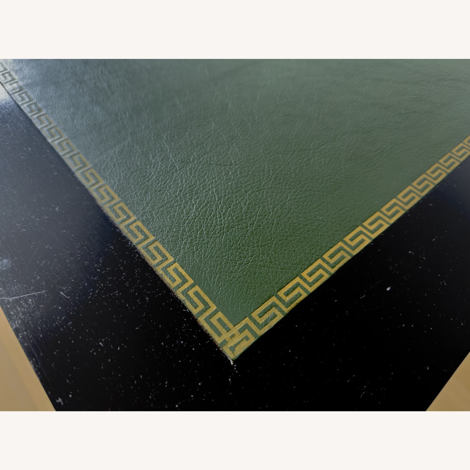 Vintage/Antique Manner Of Jansen Black Wood Desk - image-1