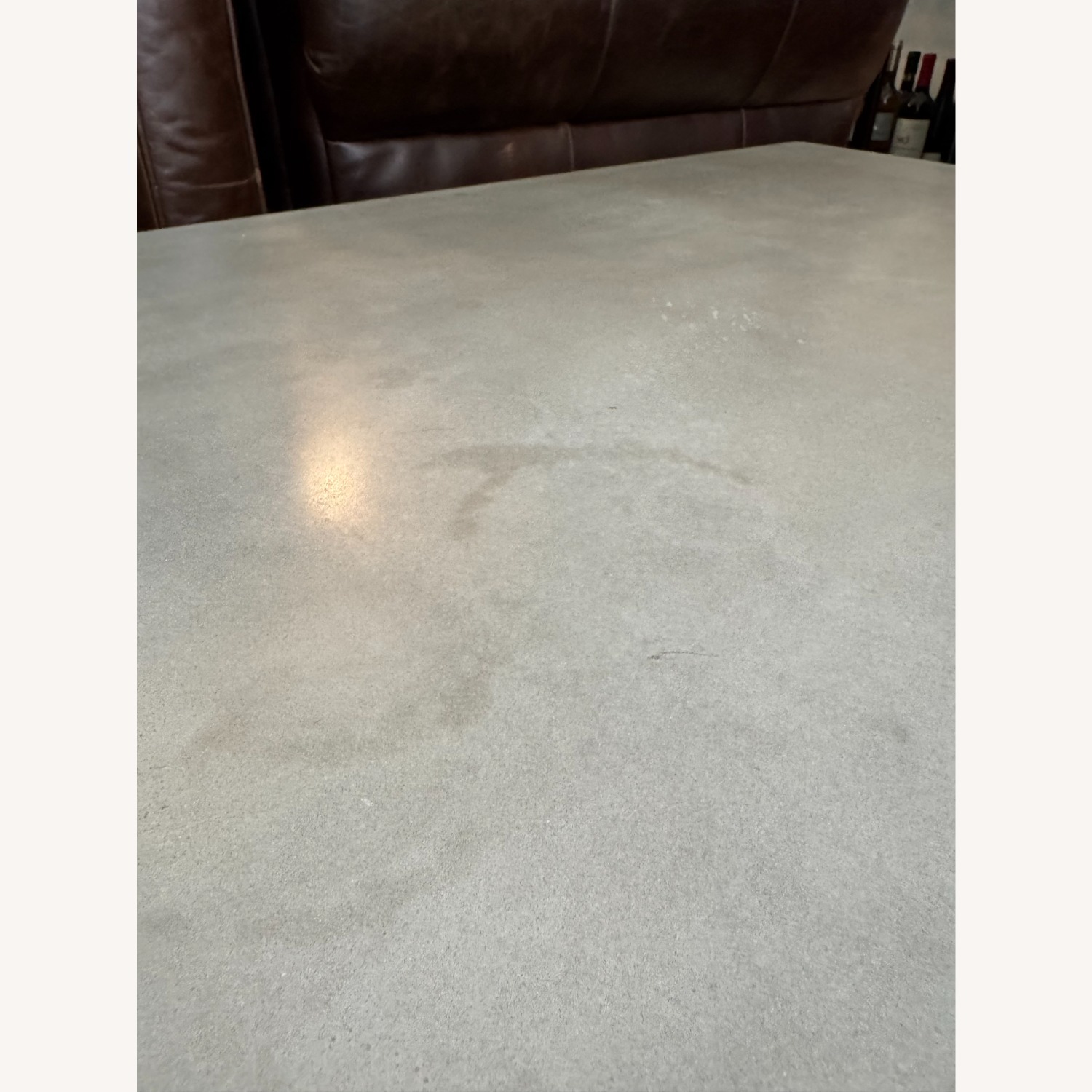 Restoration Hardware Solano Concrete & Teak Plank Rectangular Coffee Table - image-4