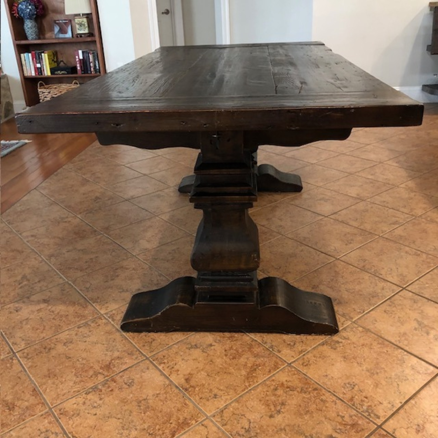 Restoration Hardware Salvaged Wood Dining Table - image-3
