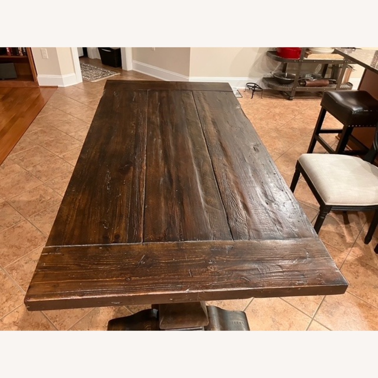 Restoration Hardware Salvaged Wood Dining Table - image-4
