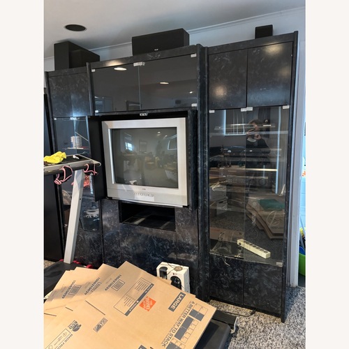 Used Dark Gray Wall Unit for sale on AptDeco