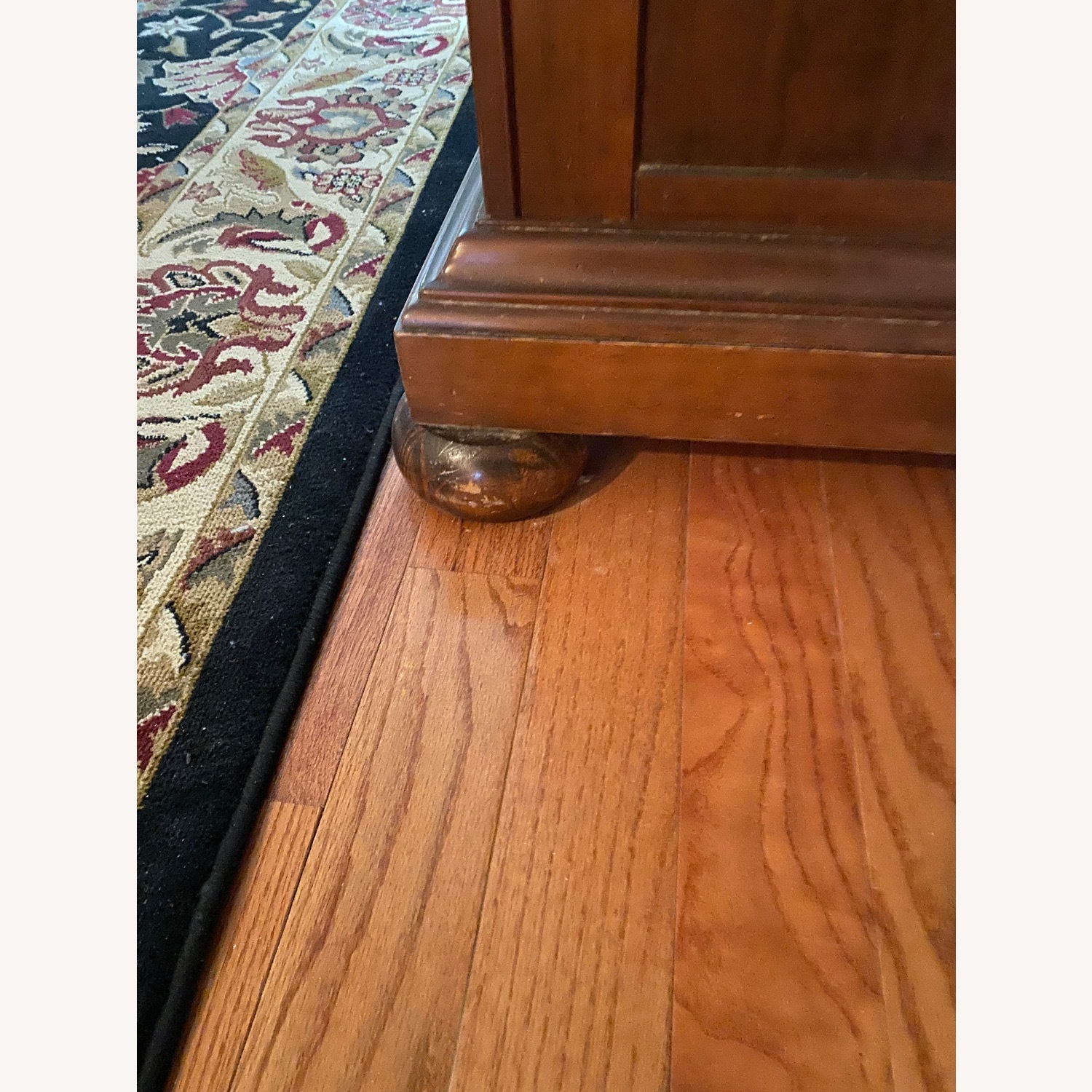 Dark Brown Wood Media Storage - image-7