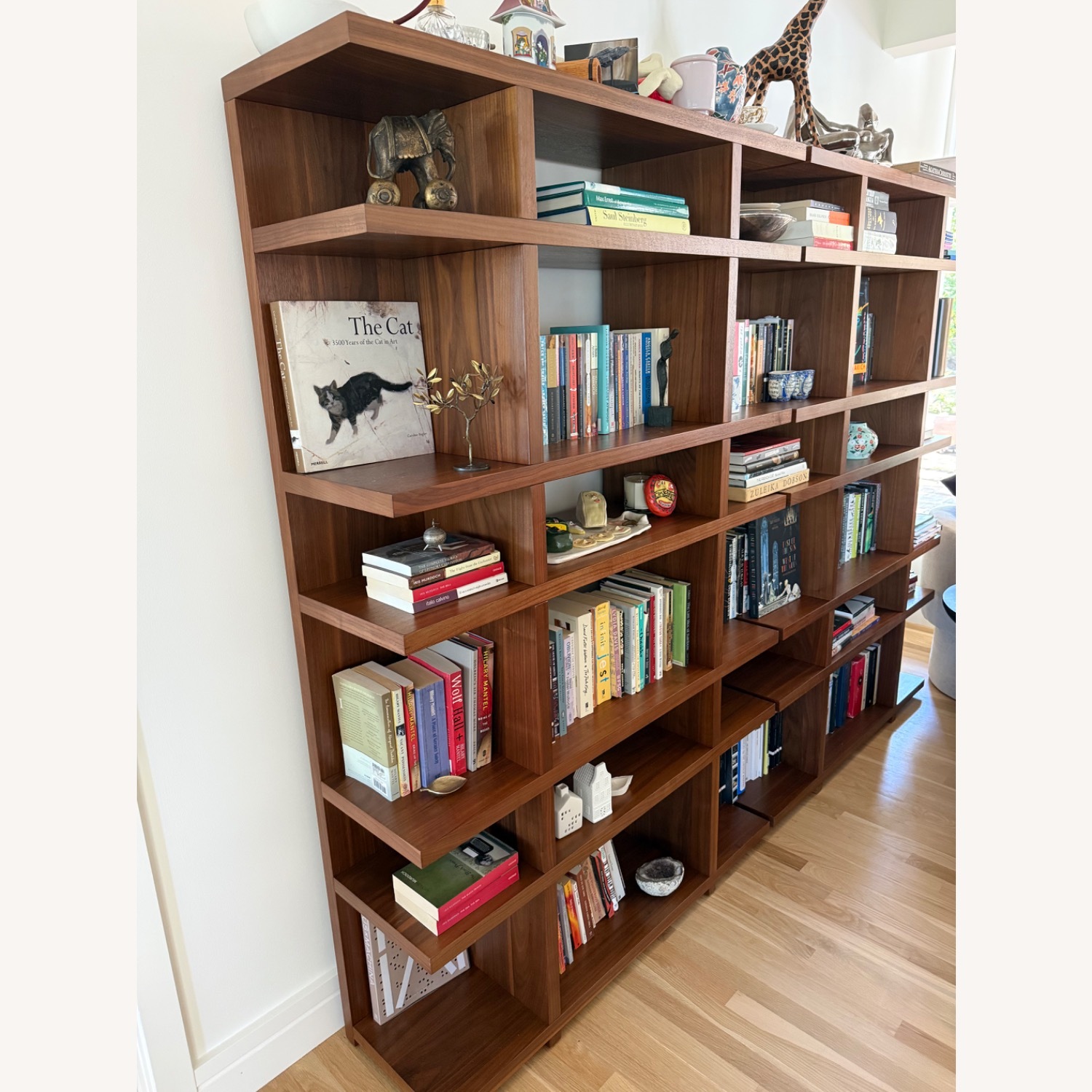 West Elm Wallace Dark Brown Wood Bookcase - image-5