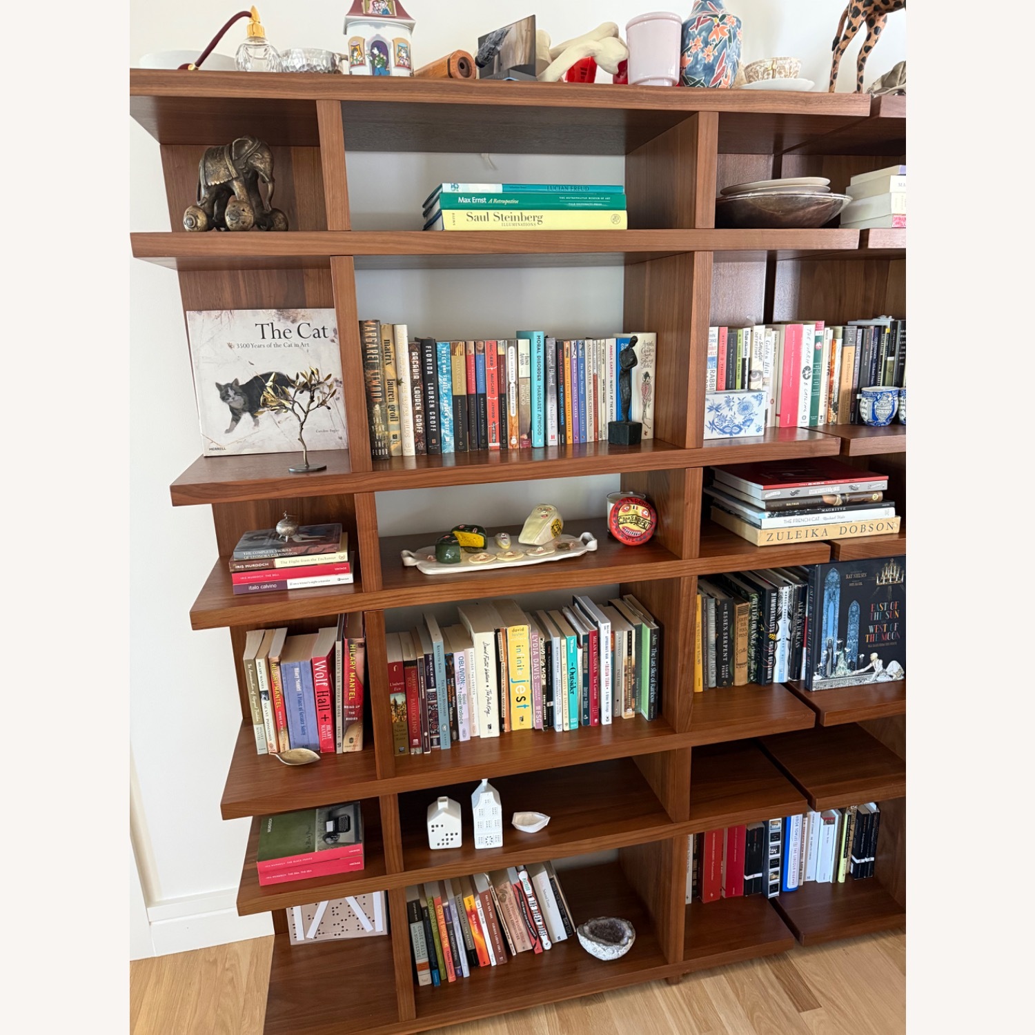 West Elm Wallace Dark Brown Wood Bookcase - image-4