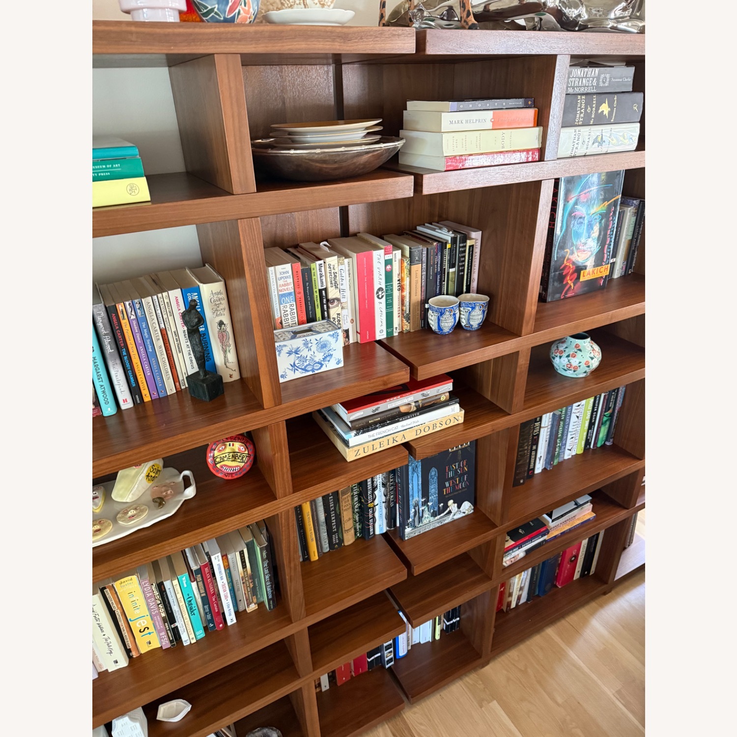 West Elm Wallace Dark Brown Wood Bookcase - image-2