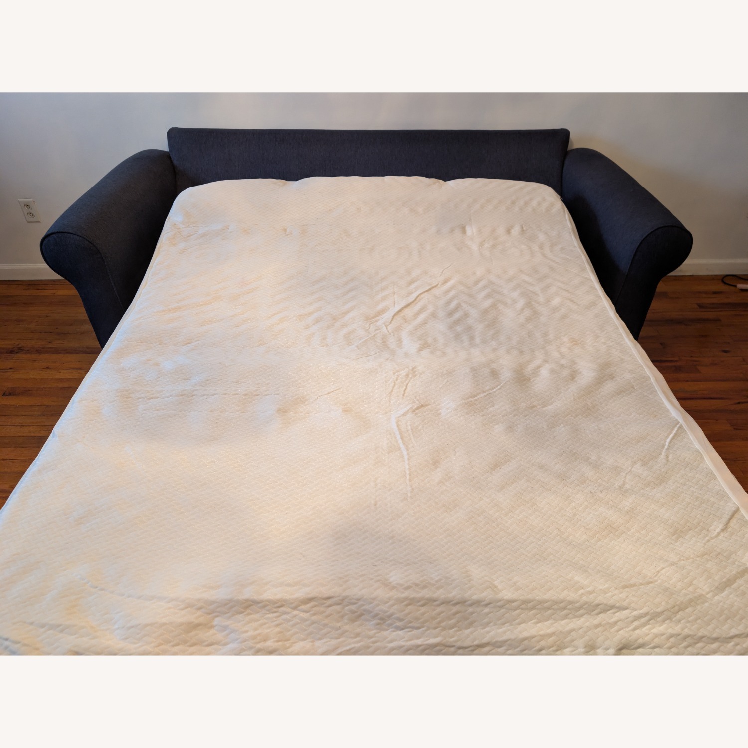 McKinley Blue Sleeper Sofa - image-4