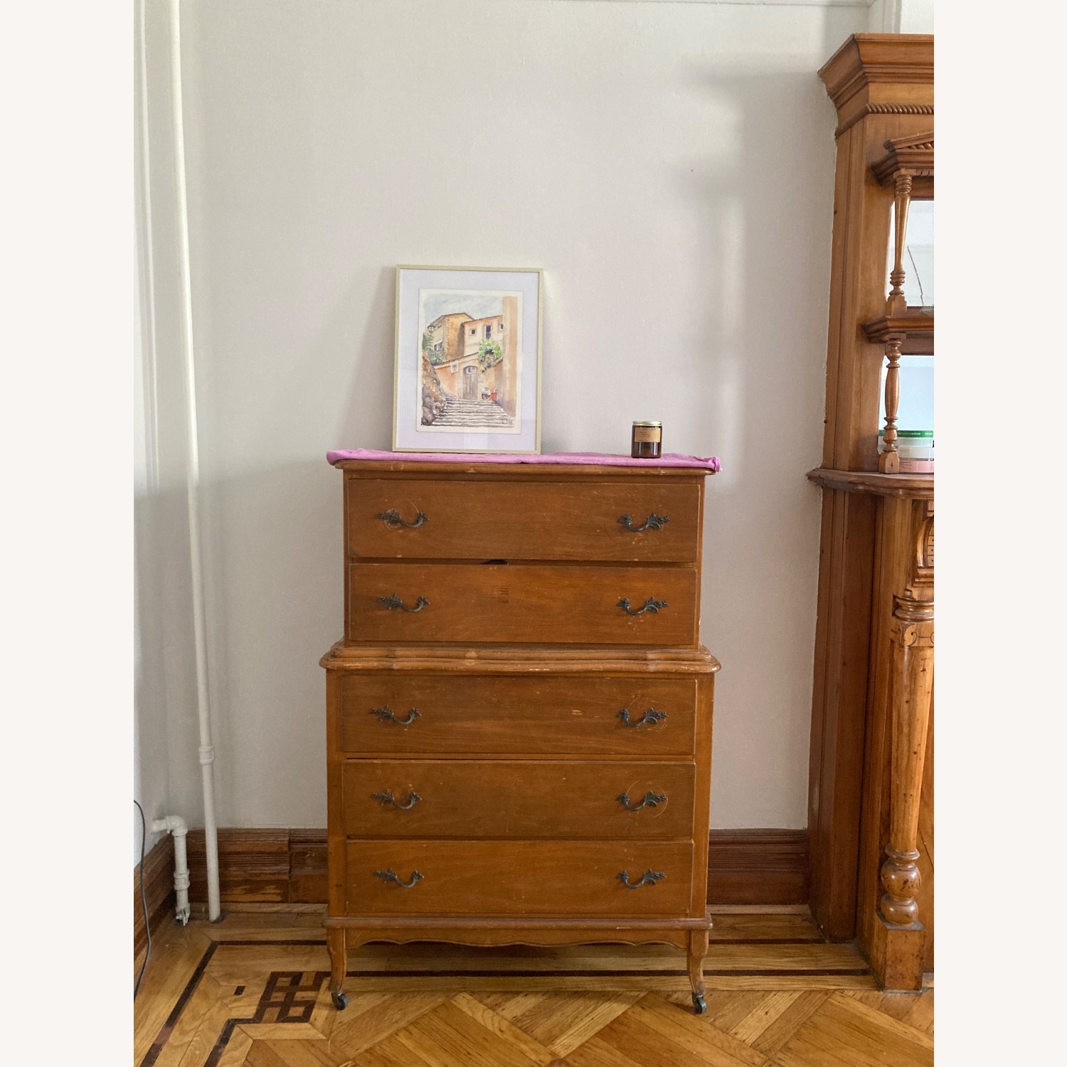 Vintage Wooden Dresser - image-6