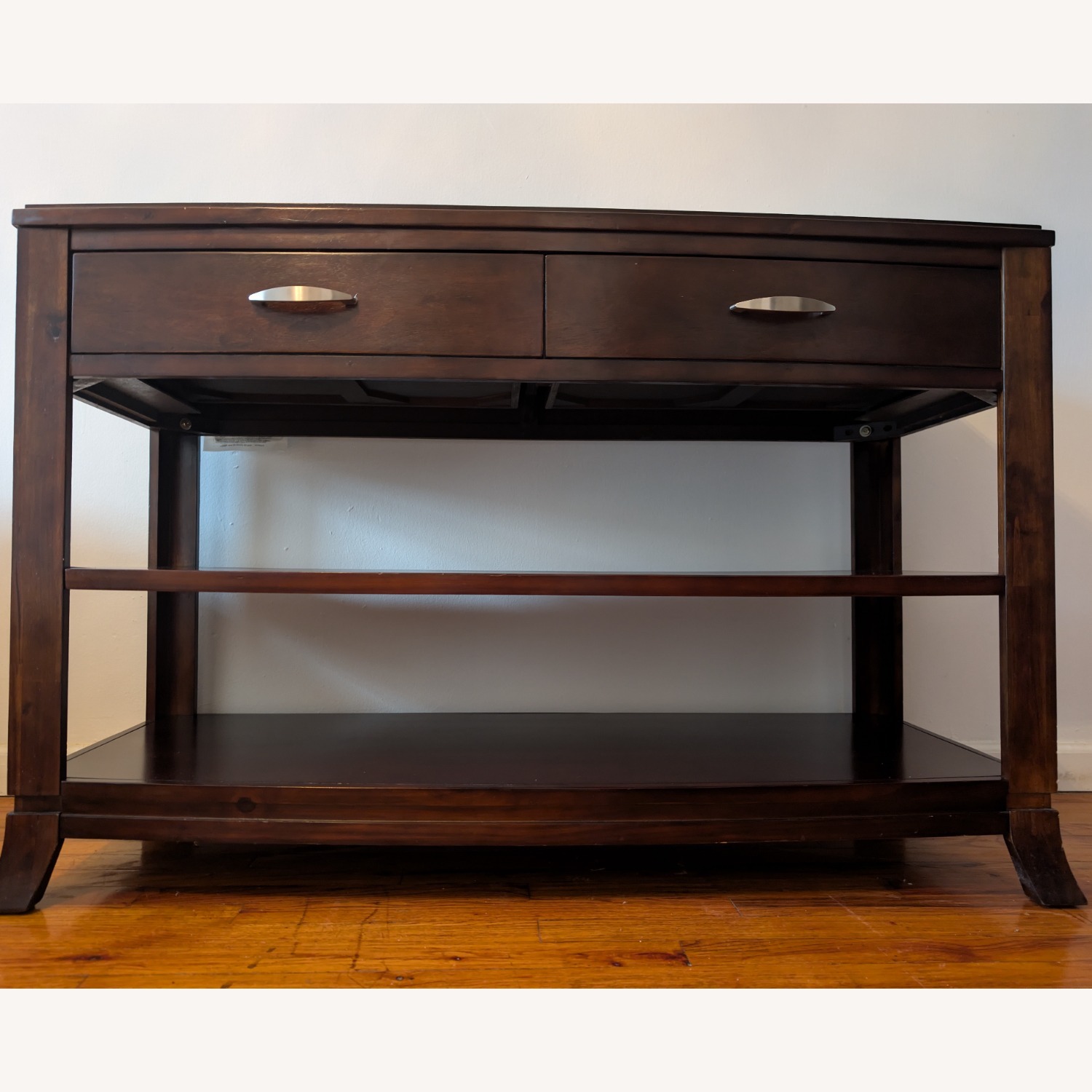 Console Table Lightweight W 2 Drawers  - image-3