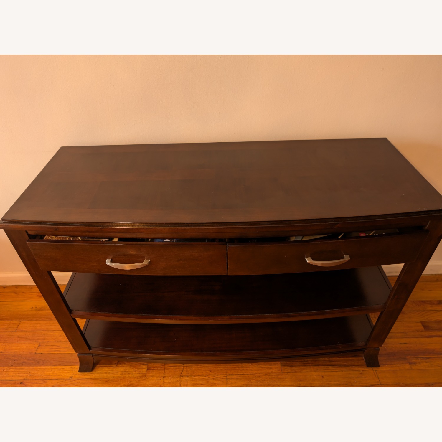 Console Table Lightweight W 2 Drawers  - image-2