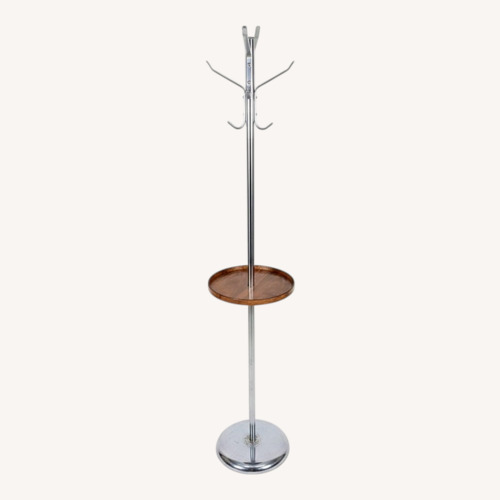 Used MCM Bauhaus Style Chrome & Rosewood Coat Rack for sale on AptDeco
