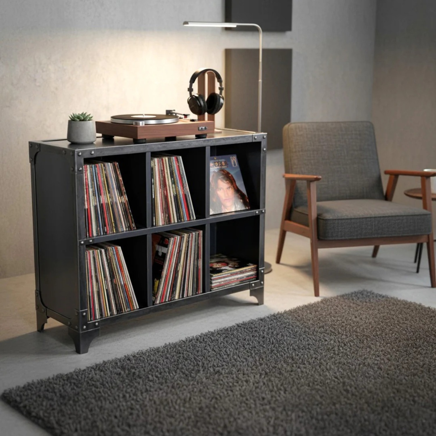 Black Metal Chest - image-4