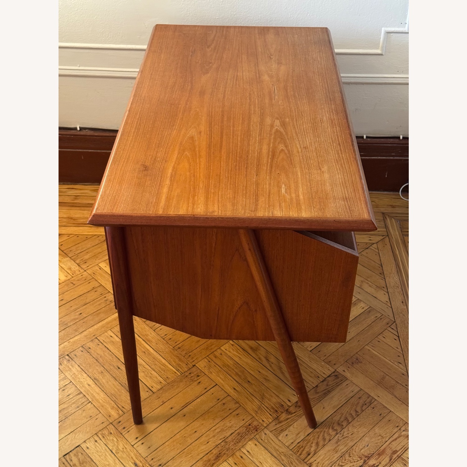 Danish Mid-Century Modern Teak Desk - 1960s - image-9