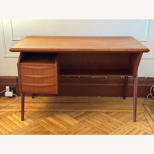 Used Danish Mid-Century Modern Teak Desk - 1960s for sale on AptDeco