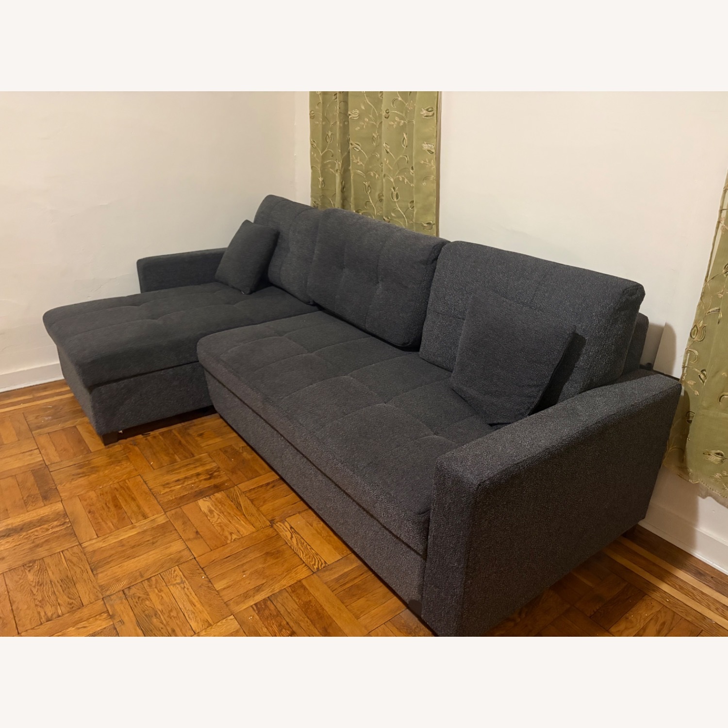 Dark Gray 2 Seater Sofa - image-1