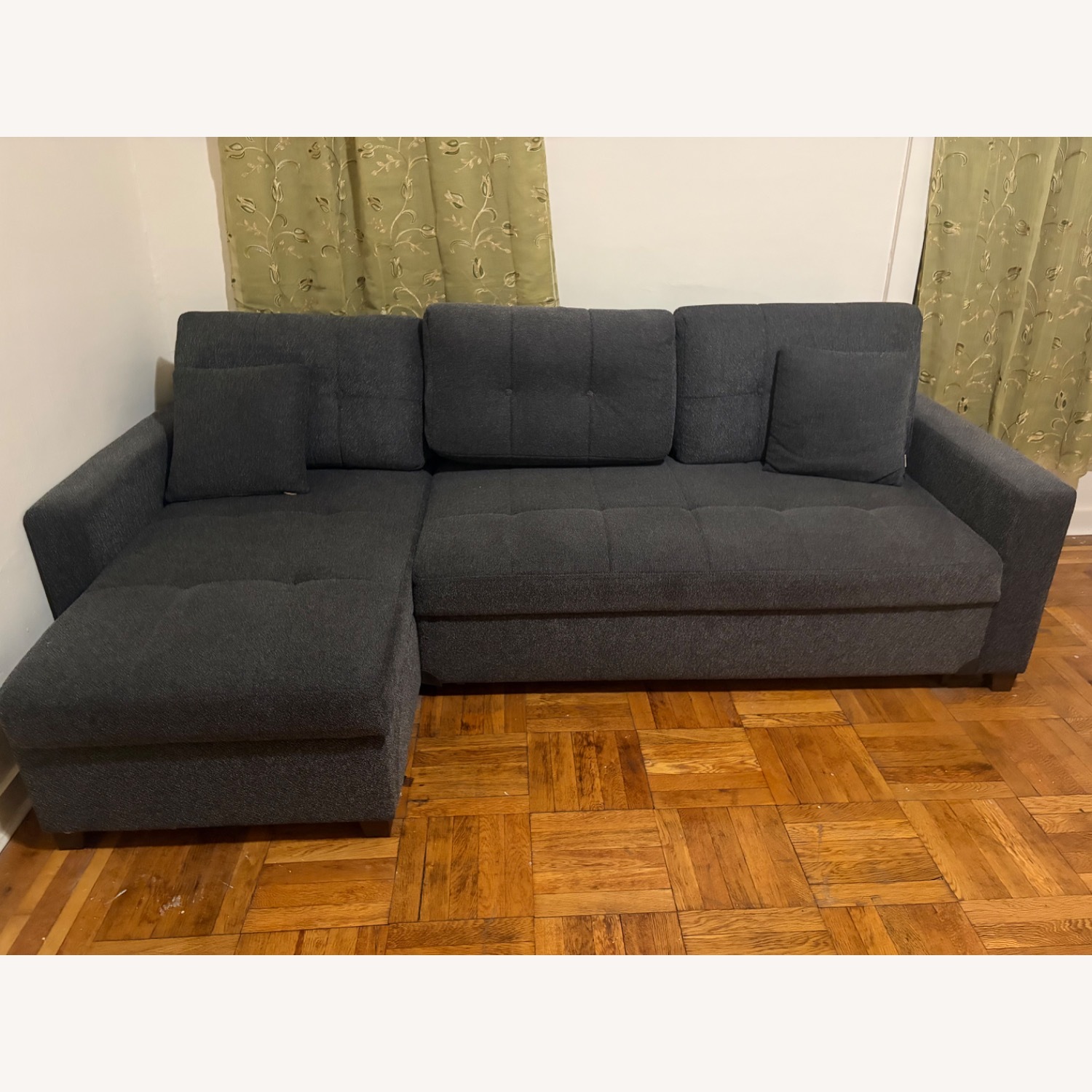 Dark Gray 2 Seater Sofa - image-2
