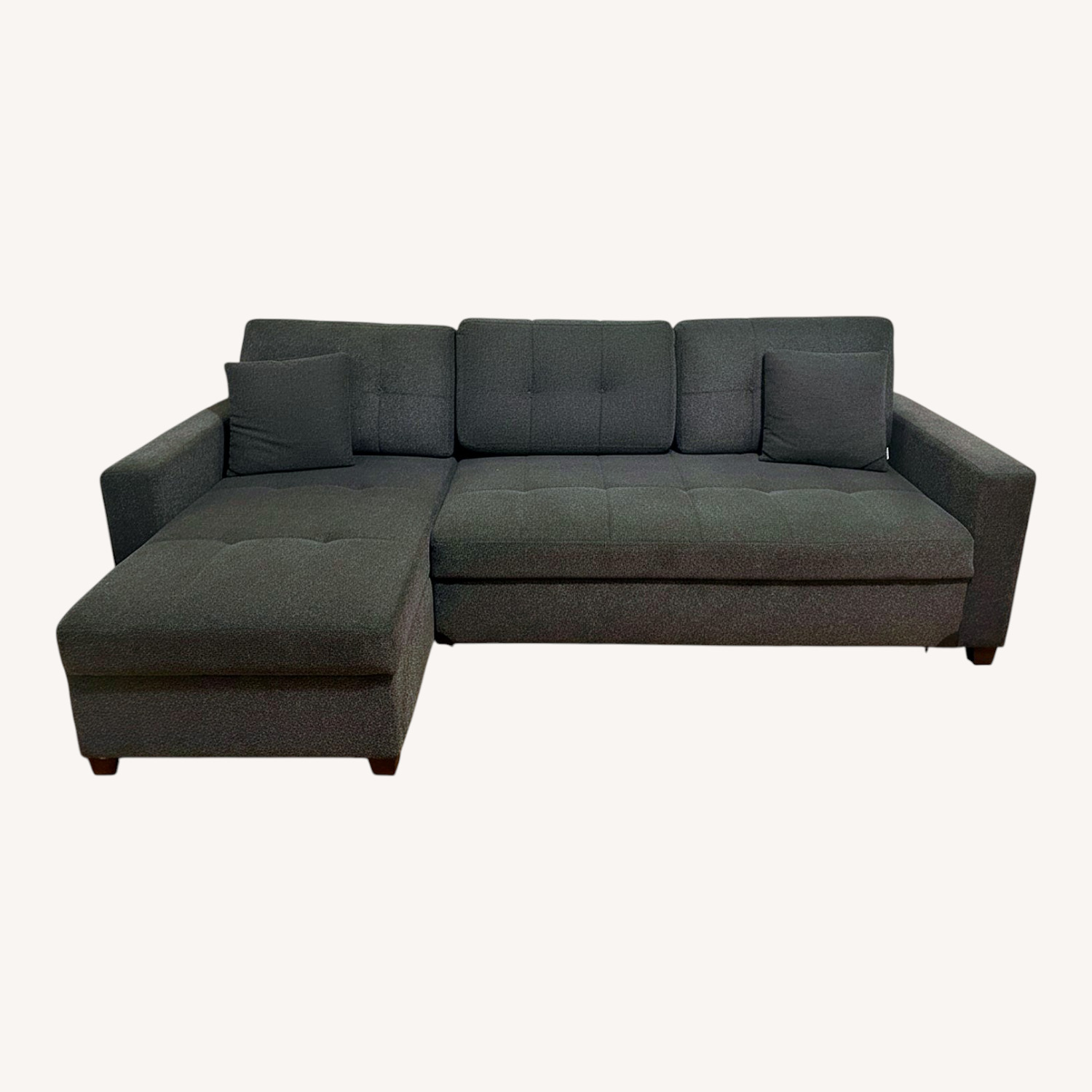 Dark Gray 2 Seater Sofa - image-0