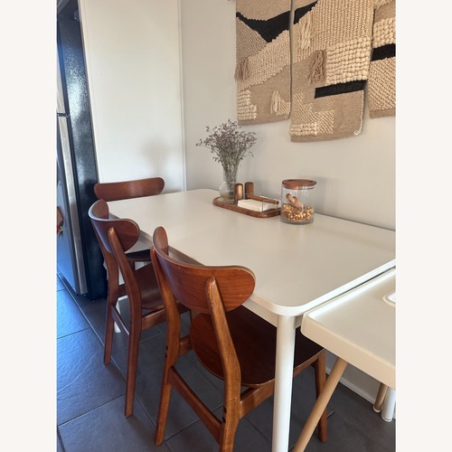 Used IKEA Tommaryd White Dining Table for sale on AptDeco