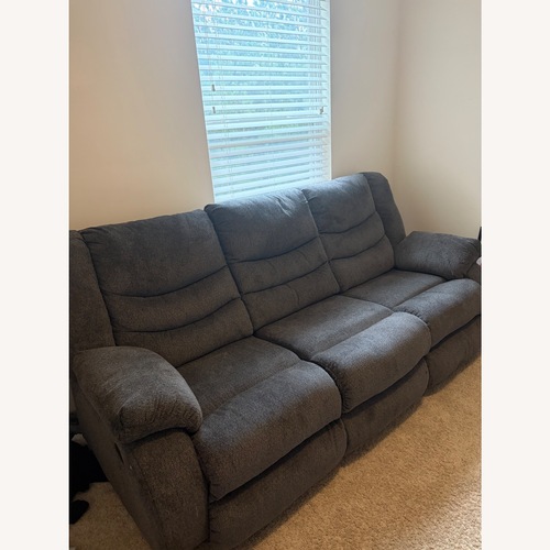 Used Tulen Modern Manual Pull Tab Reclining Sofa for sale on AptDeco