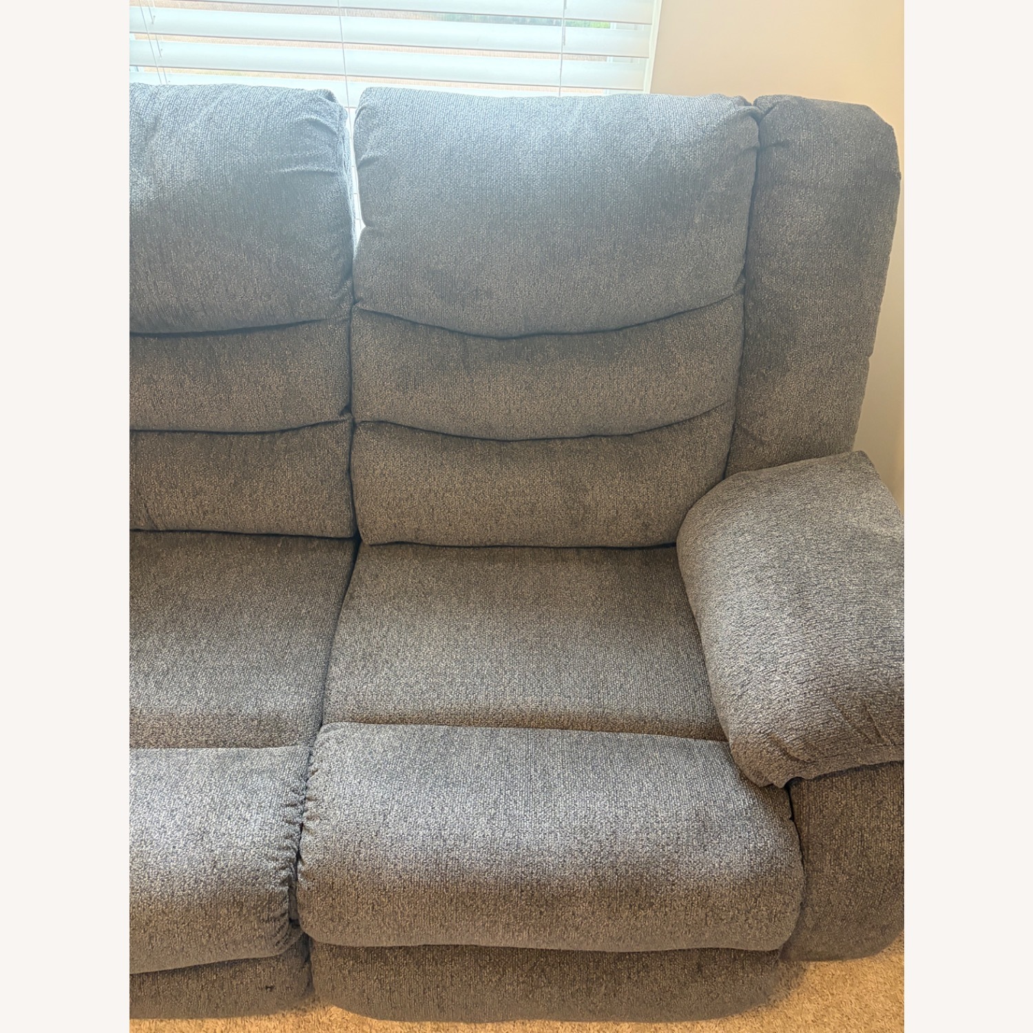 Tulen Modern Manual Pull Tab Reclining Sofa - image-3